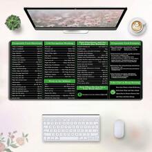 1 tấm lót chuột chơi game chuyên nghiệp với bàn phím phím tắt Excel, thảm lót bàn làm việc cho laptop, tấm lót chuột chơi game cho máy tính, viền chống mài mòn, đế chống trượt có kết cấu vi mô, thảm lót bàn làm việc văn phòng phù hợp cho chơi game, văn phòng, sử dụng tại nhà, món quà lý tưởng cho Ngày Valentine. - Nhiều màu - Xem 1