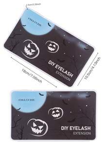 This 600-Piece D-Shaped Curled And Voluminous False Eyelash Set Includes A Beginner-Friendly Eyelash Tutorial, Thick And Voluminous DIY Segmented False Eyelashes, And Comes With Glue, Glue Remover, Tweezers, And An Eyelash Brush. - Multicolor - View 11