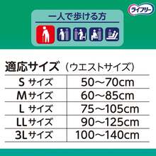 パンツタイプ うす型軽快パンツ 3Lサイズ 13枚 2回吸収 大きいサイズ 大人用おむつ [ 一人で歩ける方] - 3Lサイズ&単品 - チェックする 3