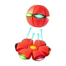 弹性变形球，弹跳踏步球，室内/室外互动挤压玩具球，适合青少年【包装袋随机】 - 彩色 - 查看 8