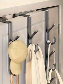 1pc Space-Saving Hanging Rack - Straight Tube Design Suitable For Bedroom, Bathroom, Garage And Kitchen - Multicolor - View 5