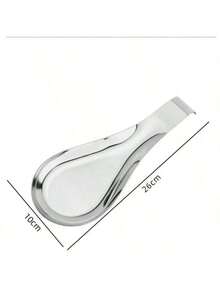 1pc/4pcs Stainless Steel Long Handle Utensil Holder, Keeps Kitchen Tools In Place On Counter, Stove Or Coffee Station, Kitchen Accessory (Silver) - Multicolor - View 4