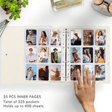 Album photo - Blanc - Grille à 9 cases - 25 pages - Voir 5