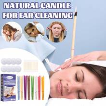 1 Set,Aromatherapy Ear Candles, Deeply Clean Earwax From The Ears, Provide Ear Care, Relax The Body And Mind, And Massage The Ears. Multi-Color Ear Candle Set With Ear Plugs - 彩色 - 查看 2