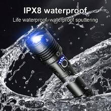 XHP390 Super Powerful LED Flashlight USB Rechargeable Torch Light Tactical High Power Flashlight Waterproof Hand Lantern Camping - Flashlight - View 10