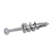 50 Pieces (25 Anchors + 25 Screws)  Self-Drilling Zinc Alloy Drywall Anchors Expansion Screws, Heavy Duty Metal Wall Anchors, Ideal For Strong Mounting In Drywall - 預設 - 查看 8