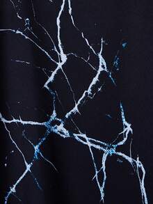 Retro Japanese Style Cardigan Kimono Jacket With Lightning Print, Lightweight Summer Beach Sunscreen Casual Traditional Top - Black - View 4