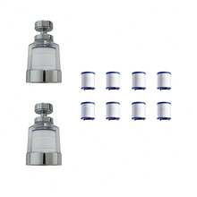 2 Filtros + 8 Cartuchos de Filtro: Filtro de Torneira com Desempenho de Filtração Consistente e Duradouro. Ele Efetivamente Retém Impurezas Suspensas na Água, Estende a Vida Útil dos Aeradores de Torneira e Evita Entupimentos Causados por Impurezas que de Outra Forma Prejudicariam o Fluxo de Água. - A - Visão 11