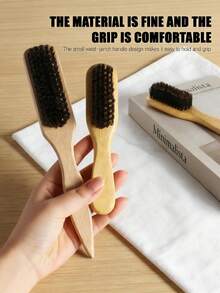 1/2 piezas Cepillo de madera con punta, Peine para el peinado del cabello de mujer/hombre apto para cabello rizado y liso - cepillo para el pelo - Ver 6