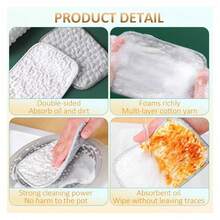 New Multi-Purpose Wet And Dry Wire Dishcloth, Reusable Metal Scrubbing Pad Sponge Cloth, Non-Scratch Wire Dishcloth For Cleaning Kitchen Dishes, Sinks - A - View 9