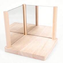 儿童镜面积木，逻辑思维训练拼图积木，木制游戏，木制玩具 - 彩色 - 查看 5