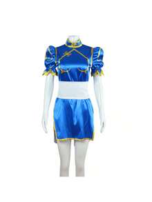 Cosplay Clothing - 2318 - Chun-li Dark Blue Set - View 1