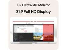 LG 34U530A-W 34-Inch UltraWide WFHD (2560 X 1080) IPS Wide Computer Monitor, 100Hz, VESA DisplayHDR 400, HDMI, DisplayPort, USB Type-C, Tilt/Height/Swivel Stand, White - View 6