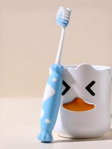 Set de 2 cepillos de dientes en forma de caramelo para niños, con cerdas extra suaves, adecuados para dientes sensibles durante la dentición, cepillo de dientes para niños - Multicolor - Ver 4