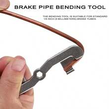 Silver Brake Fluid Hose Bending Tool, Brake Fluid Line Bending Tool For Automotive Brake Fluid Pipe Modification - Silver Oil Bend - View 4