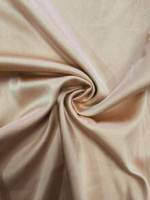 男士缎纹面料长袖正装衬衫，适合秋季 - 香檳色 - 查看 6