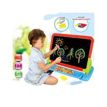 OISE ART STORE Lavagna Con Supporto Da Tavolo O Pavimento Con Accessori Puzzle Lettere Numeri - - Multicolore - Visualizzare 1