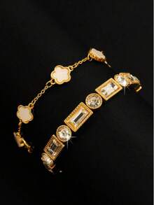 Elegant, Luxurious, Exquisite Design, Korean/Japanese Chic, Versatile, French Romantic Multi- Set - Multicolor - View 2