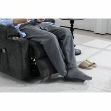 Recliner Parts - Dark Gray + Velvet + Bedroom - View 8