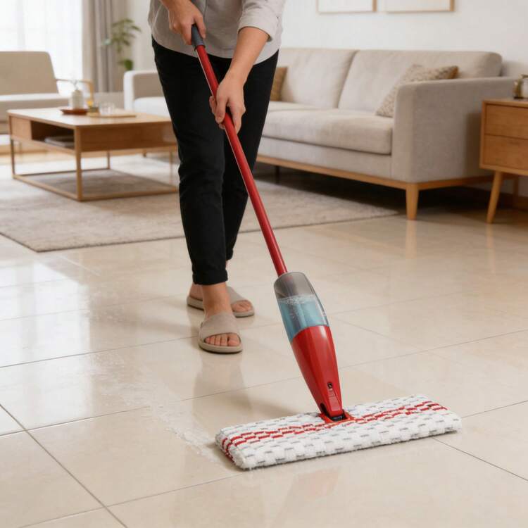 Microfiber Spray Mop With Reusable & Machine Washable Mop Pad, Mop Set  Trap, And Mop Pad - 1 ct - Xem 2
