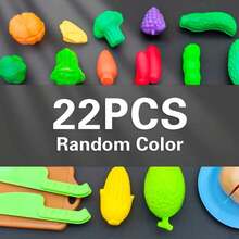 Kids Pretend Play Kitchen Toy Set, Miniature Realistic Kitchen Role Play Set, Cooking Learning Game, DIY Scene Kitchen Toys For Children, Includes Realistic Fruits And Food, Enhancing Fun And Immersive Experience - Multicolor - View 14