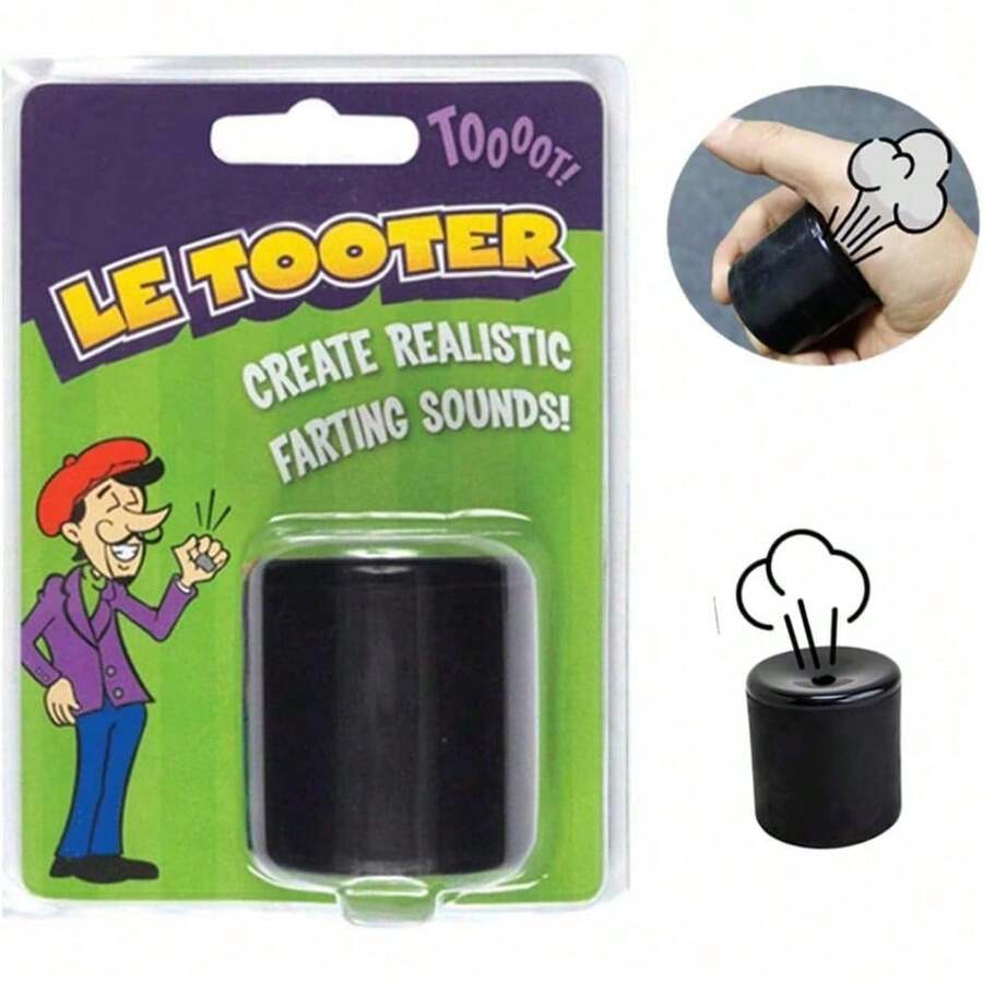 新奇挤压式放屁器“Le Tooter”搞笑放屁声制造器，适合作为派对礼物和玩具