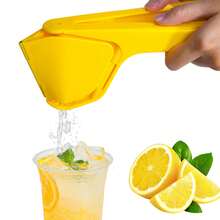 Portable Foldable Citrus Juicer – Manual Hand Press For Lemon & Orange - 黃色 - 查看 9