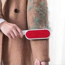 Double-Sided Static Electricity Clothes Lint Brush, Double-Sided Pet Hair Remover, Manual Static Hair Removal Brush, Suitable For Cats, Clothes, Sofa, Furniture, Bedding, Carpets, Durable Polypropylene Material, Reusable, Anti-Static, No Power Required - Multicolor - View 2