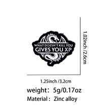 1pc Enamel Lapel Pin - Cute Badge For Backpacks And Clothes - Black - View 14