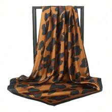 1pc Vintage Paisley Pattern Chiffon Square Scarf,Women Head Wrap, Casual Beach/Travel Accessory, Summer OOTD,Daily Wear Bandana For Dress - 彩色 - 查看 2