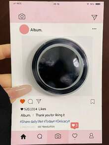 1pc Creative Leopard Print Crystal Ball Magnetic Phone Holder, Suitable For MagSafe, Strong Adsorption, Adjustable Desk Balloon Phone Stand - Multicolor - View 14