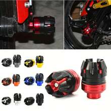 2pcs Motorcycle Frame Slider Crash Protector, Designed For Motorcycle Anti-Fall Bumper, Universal Motorcycle Electric Bike Front Fork Protective Cup Slider Pad Anti-Fall Guard Plate, Suitable For Off-Road Motorcycle, Mud, Scooter - Fits Front Wheel, Sturdy Off-Road Frame Slider - A - View 3