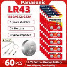 10-100pcs Panasonic LR43 186 AG12 386 SR1142 LR1142 SR43 301 V12GA 1.5V Alkaline Button Cell Batteries, Suitable For Watches, Calculators, Etc. - LR43 Panasonic (GF) - View 14
