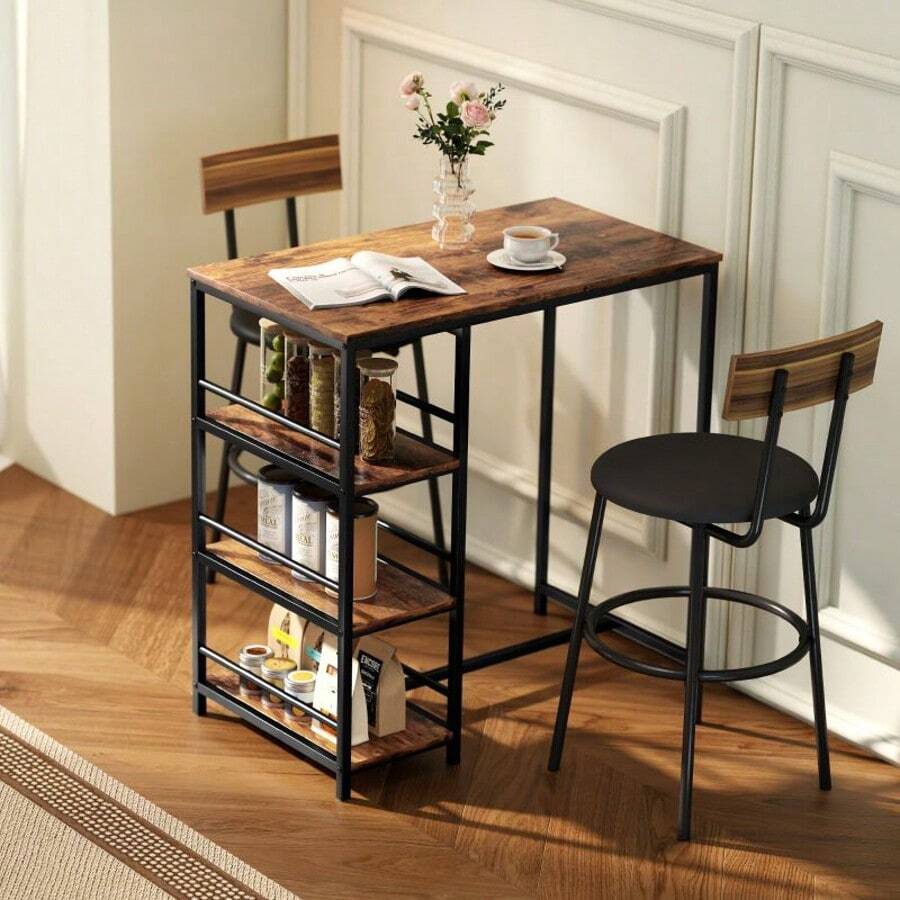 Mesas de consola y sofá - Granate - Ver 1