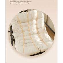 Mecedora Ergonómica Moderna, Sillón Para La Siesta - Blanco - Ver 9