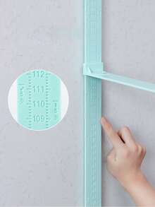 1pc Kids Height Measurement Ruler, Removable Wall Sticker With Accurate Measurement For Boys & Girls Family Tracking - Multicolor - View 5