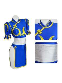 Cosplay Clothing - 2318 - Chun-li Dark Blue Set - View 3