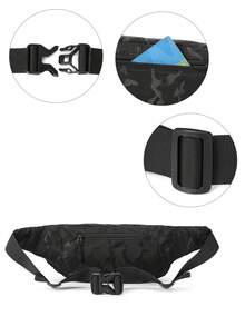 Crossbody Bag Men's Running Bag Leisure Chest Bag Multifunctional Waterproof Shoulder Bag Sports Bag Commuter Bag Men's Bag New Bag Ins Shoulder Diagonal Chest Bag Women's Pocket Travel Bag Boys' Leisure Chest Bag Running Equipment Mobile Phone Bag Fashion Mini Diagonal Waist Bag. - Multicolor - View 10