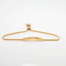 Arabic Slider Bracelet, Islamic Jewelry Ramadan Eid Gifts, Personalised Name Bracelet, Muslim Gift, Bismillah Personalized Jewelry For Her - Bracelet - View 2