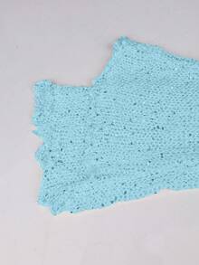 Áo khoác dáng rộng Yuwenier gợi cảm, cổ chữ V khoét sâu, xuyên thấu, đính sequin và tay cánh dơi, thích hợp cho các buổi đi chơi, tiệc tùng, Halloween và các dịp khác, dành cho nữ mùa xuân. - Màu xanh lam - Xem 8