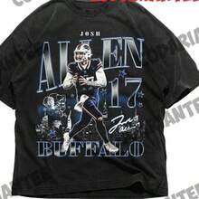 Allen Football Bootleg Comfort  Shirt - Black - View 1