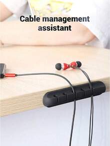 Desktop Cable Organizer, Phone Charging Cable & Data Cable Organizer, Cable Management Clip, Cable Tie, Cable Management Hub, Buckle - Multicolor - View 4