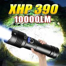 XHP390 Super Powerful LED Flashlight USB Rechargeable Torch Light Tactical High Power Flashlight Waterproof Hand Lantern Camping - Flashlight - View 5