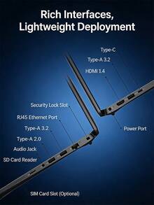 Dell Latitude 3410 I5-10210U, 16GB DDR4, 512GB NVMe SSD, MX230 2G Dedicated Graphics, 14-Inch FHD Screen, 4.2GHz Turbo Boost, High-End Business Used Laptop, Dark Gray - Dark Grey - View 3