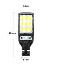 2026 Super Bright Solar Light Outdoor Garden Courtyard Wall Light Waterproof 3-Mode Large Range Lighting Street Light With Remote Control Intelligent Human Sensing Solar Light - Black - View 13