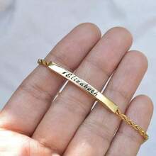 Arabic Slider Bracelet, Islamic Jewelry Ramadan Eid Gifts, Personalised Name Bracelet, Muslim Gift, Bismillah Personalized Jewelry For Her - Bracelet - View 8