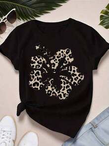 2026 Women's Clothes1pc "Pretty Serious Putty" Retro Distressed Graphic Short - Sleeve T - Shirt, 100% Cotton Fabric, Textured Font & Tool Accent Detail, Fun Nostalgic Style Top, Perfect For Casual Hangs, DIY Workshops, Ideal For Year - Round WearLoose And Comfortablesummer Shirts - Đen 14 - Xem 1