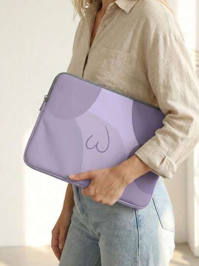 Funda para portátil con estampado de corazón morado, funda de tela para portátil, bolsa blanda para portátil, funda blanda para portátil, funda para portátil, funda para tableta, bolsa de cuero, funda con cremallera para portátil, bolsa para portátil de estudiante y oficina, funda para portátil, funda protectora para portátil, bolsa para computadora, bolso para portátil, bolso de mano para portátil, bolsa para portátil de estudiante y aula, bolsa de aula, bolsa de almacenamiento para maestros, organizador de aula