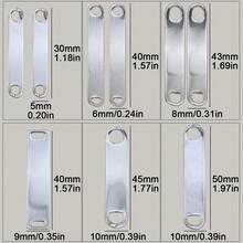 30/50pcs Stainless Steel Connector Rods, DIY Jewelry Making, Handmade Beading Craft Supplies - DIY - View 5