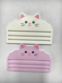 1/2pcs Cat Food Squeezer - Efficiently Squeeze Bagged Cat Food, Maximize Remaining Food Usage, Ensure . This Squeezer Is Perfect For Cat Owners Who Value Clean Feeding And Convenient Operation. It Fits Various Cat Food Bags, Is Easy To Clean, And Maintains Hygiene. - Multicolor - View 13